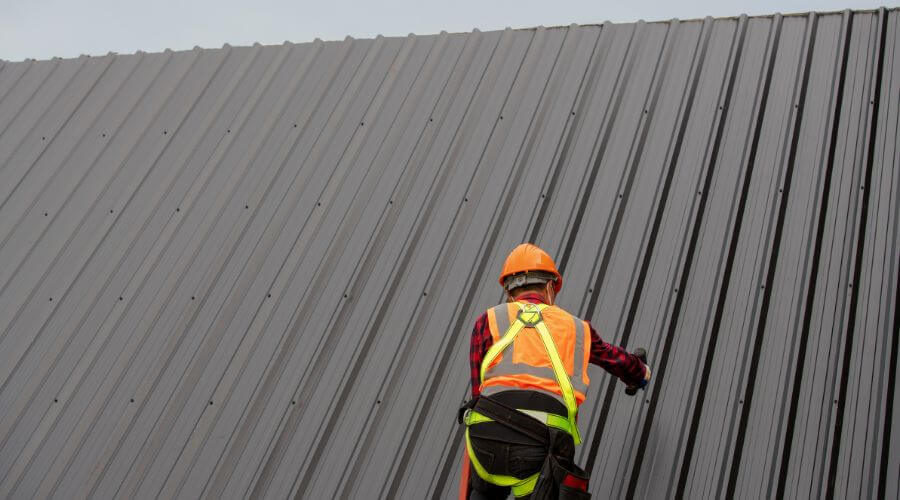 Professional metal roof installation in Maida, ND